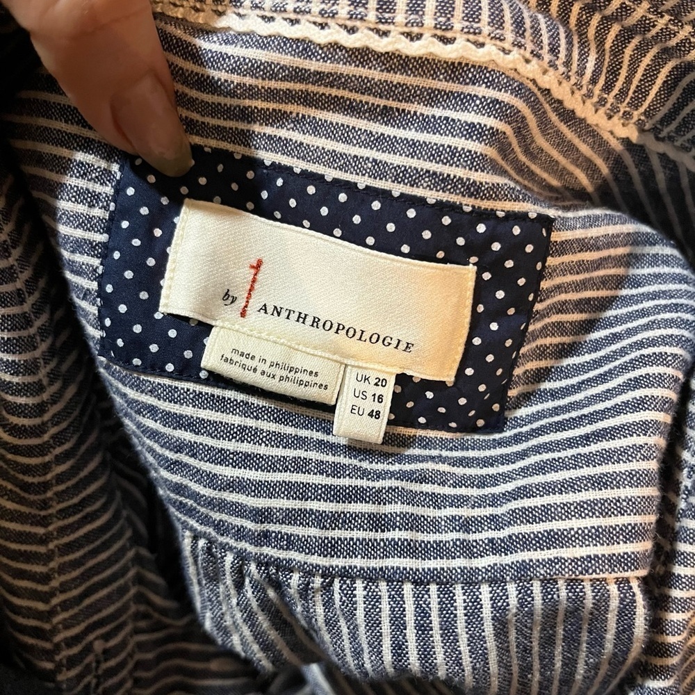 Anthropologie Collared Romper - Picture 8 of 13